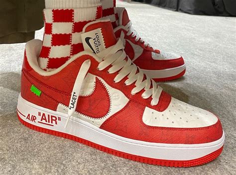 lv x off white x nike af1|louis vuitton nike air force 1.